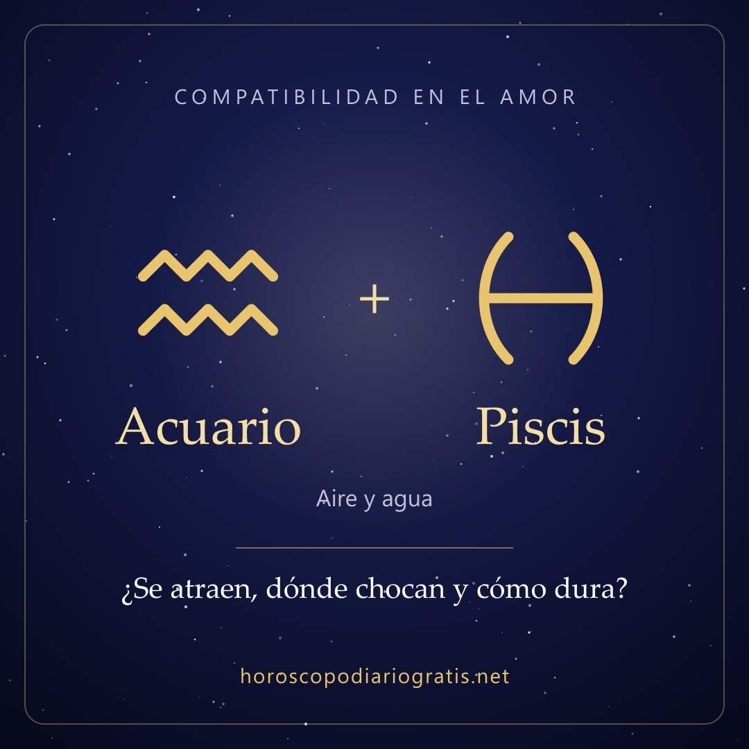 Imagen para compartir: Compatibilidad de Acuario y Piscis