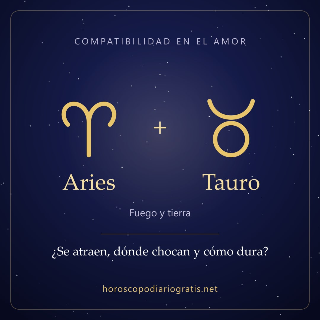 Imagen para compartir: Compatibilidad de Aries y Tauro