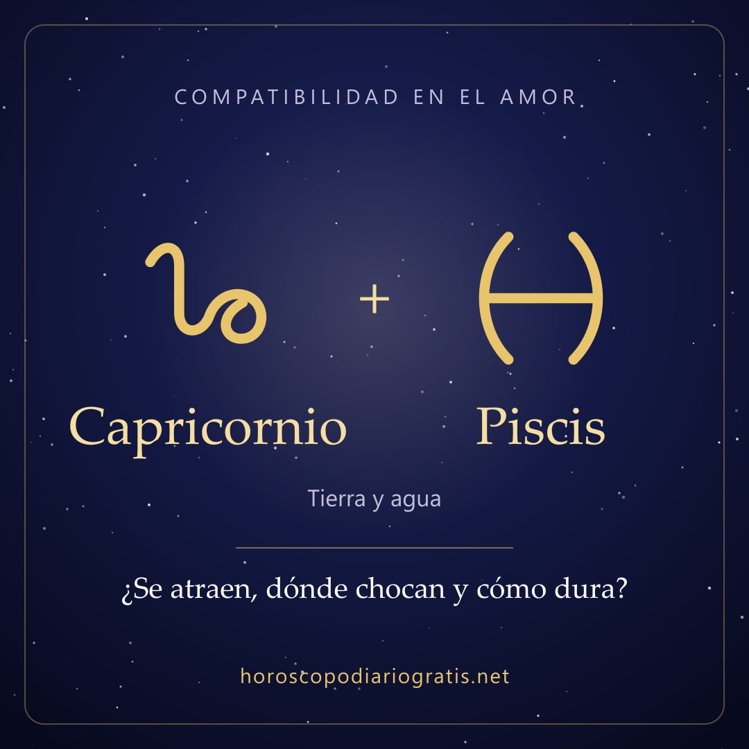 Imagen para compartir: Compatibilidad de Capricornio y Piscis