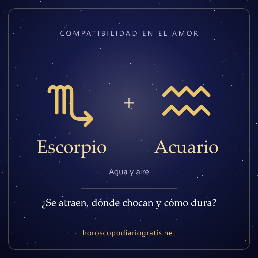 Imagen para compartir: Compatibilidad de Escorpio y Acuario