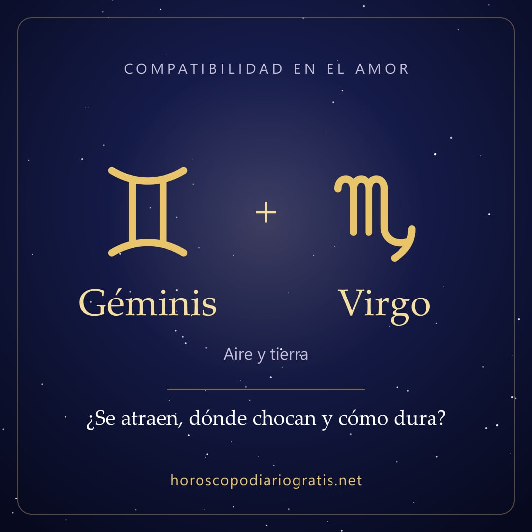 Imagen para compartir: Compatibilidad de Géminis y Virgo