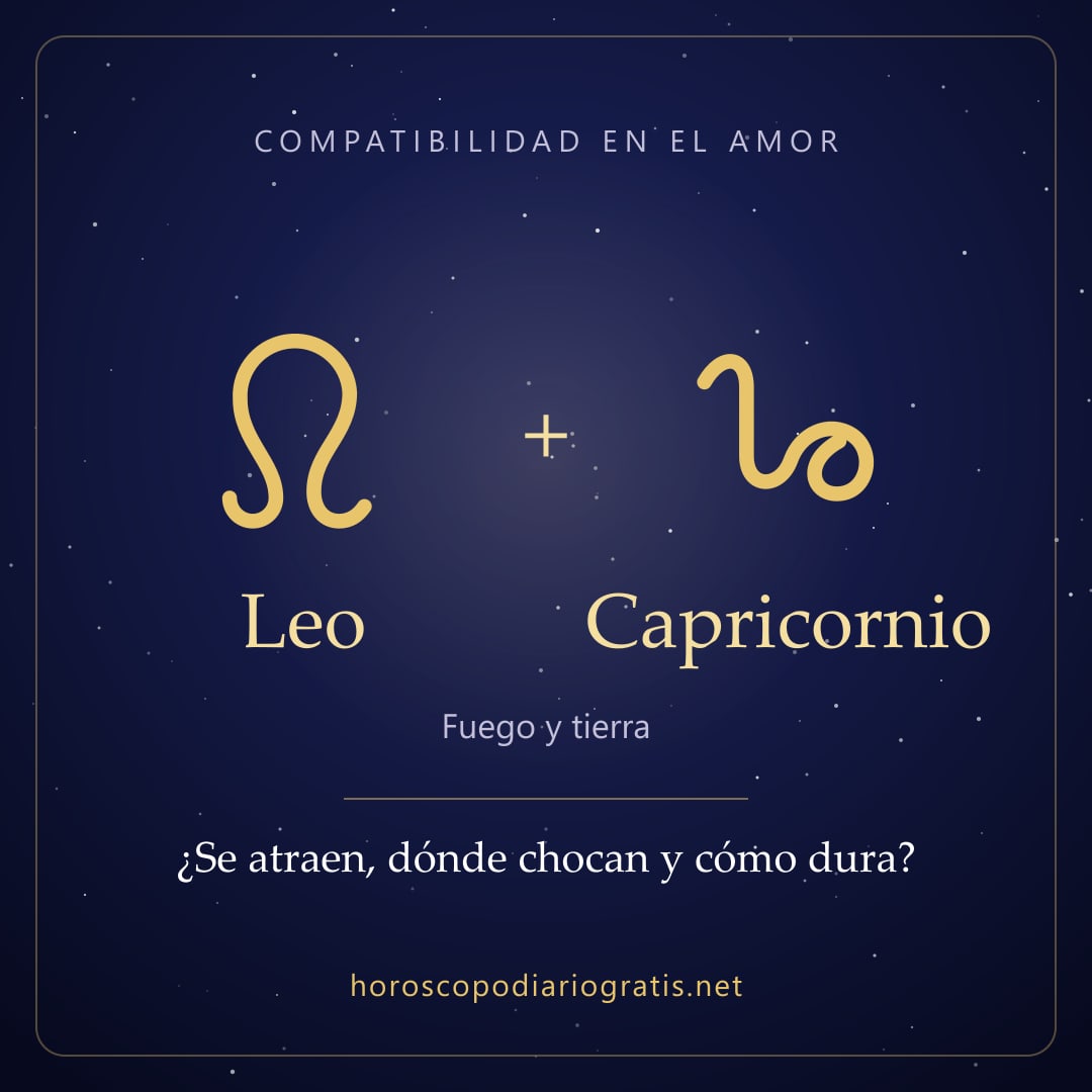 Imagen para compartir: Compatibilidad de Leo y Capricornio