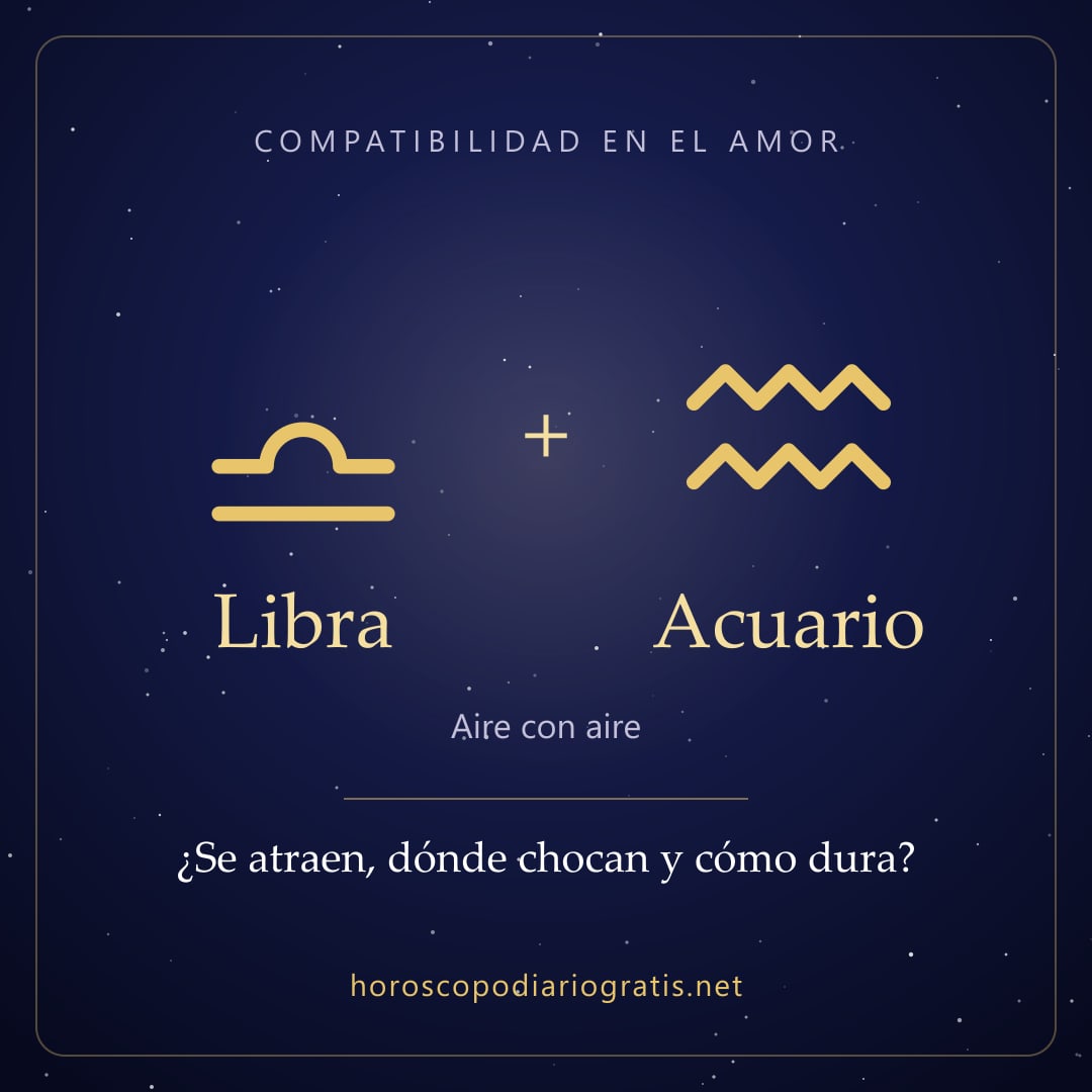 Imagen para compartir: Compatibilidad de Libra y Acuario