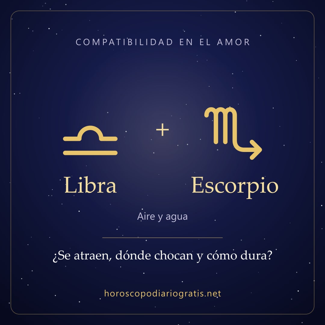 Imagen para compartir: Compatibilidad de Libra y Escorpio