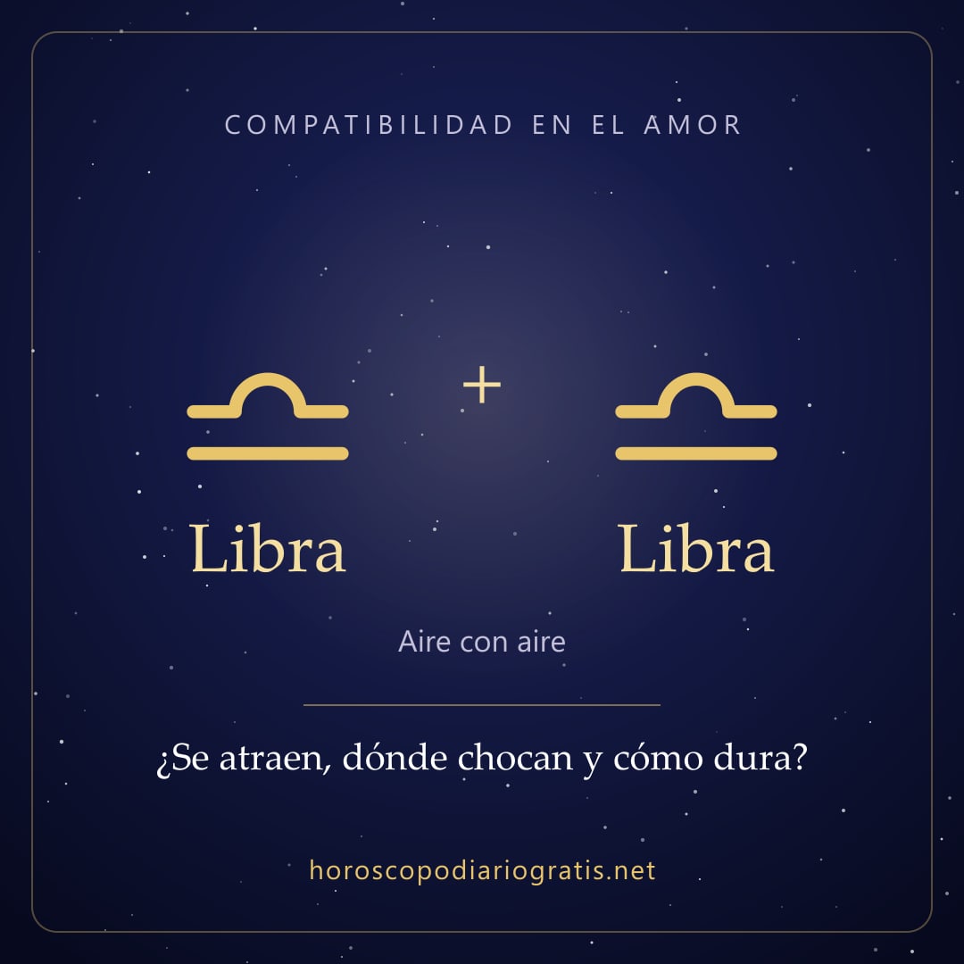 Imagen para compartir: Compatibilidad de Libra y Libra