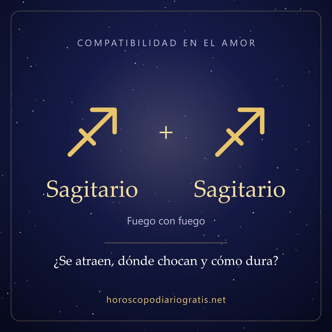 Imagen para compartir: Compatibilidad de Sagitario y Sagitario