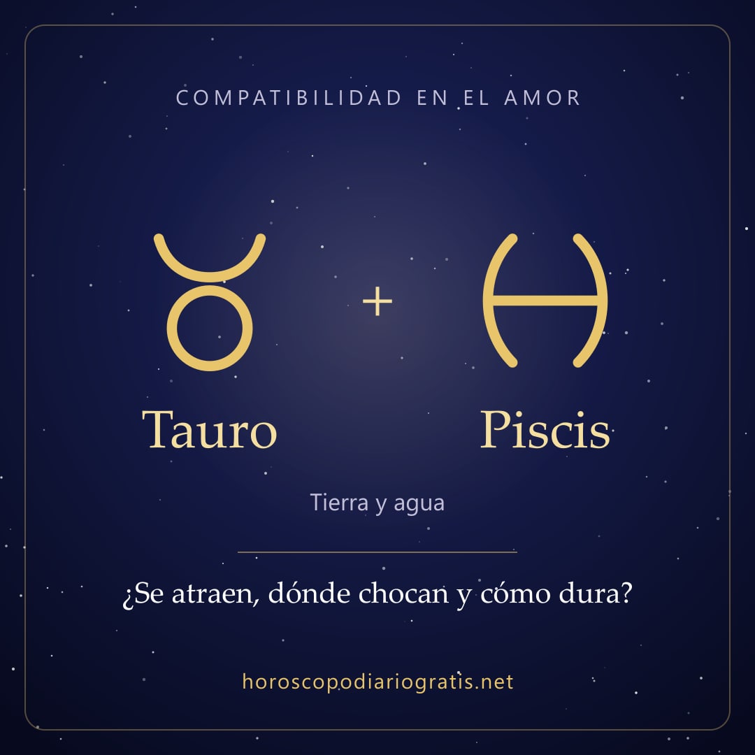 Imagen para compartir: Compatibilidad de Tauro y Piscis