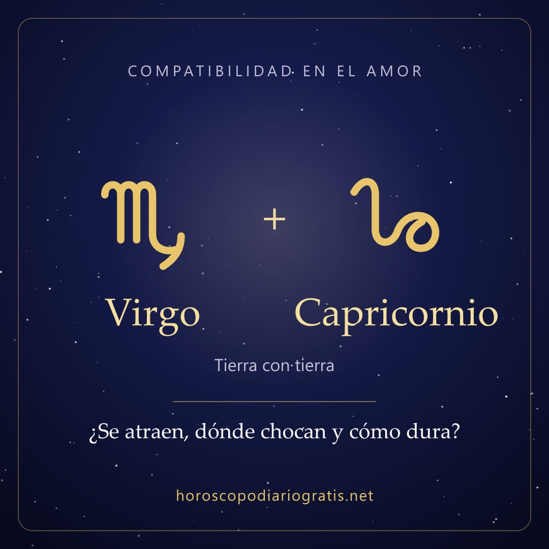 Imagen para compartir: Compatibilidad de Virgo y Capricornio