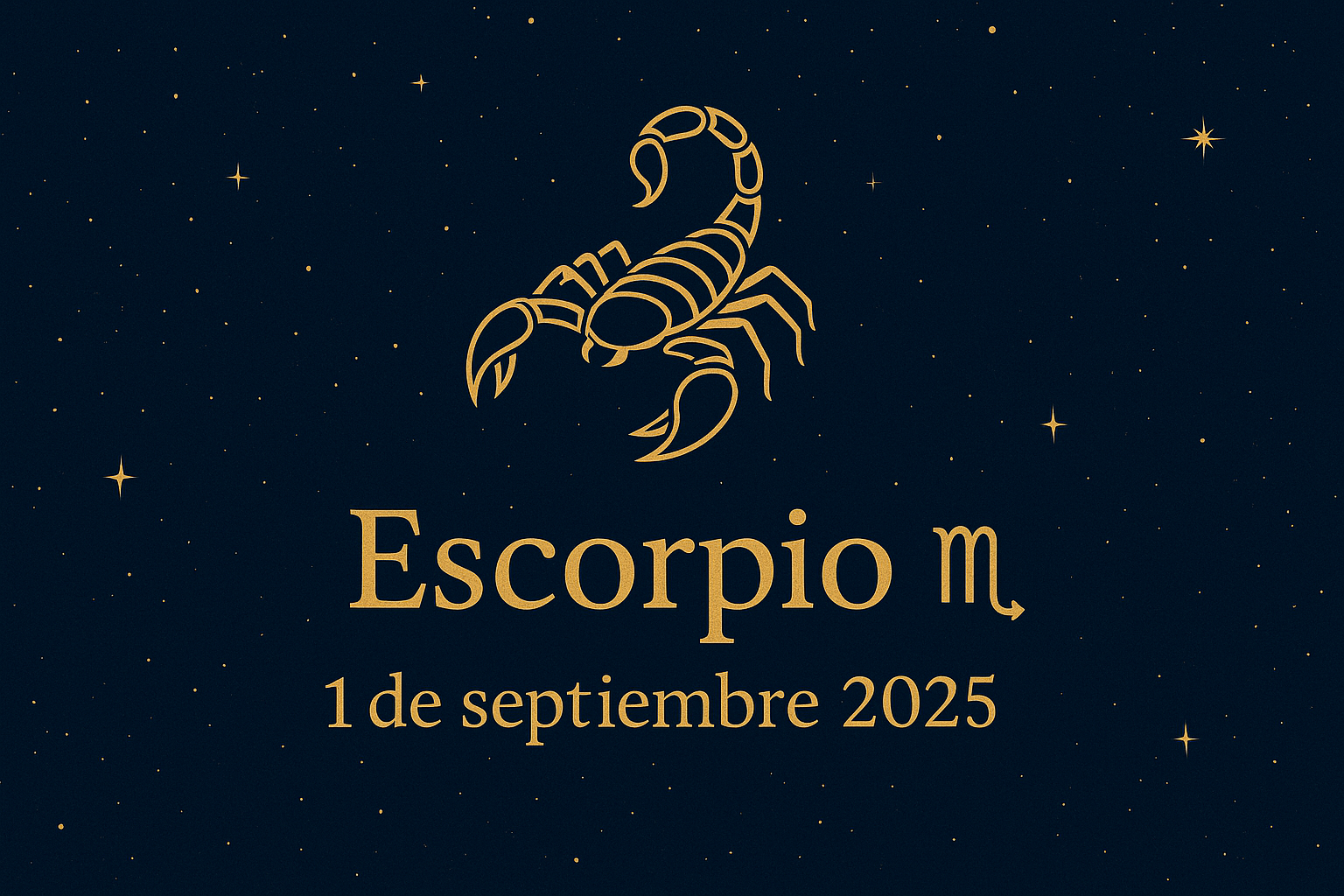 Horoscopo de hoy escorpio 1 de septiembre de 2025