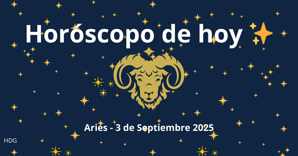 Aries 3 Septiembre